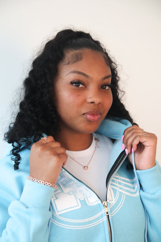 GRM Women's Light Blue Jogging Suit