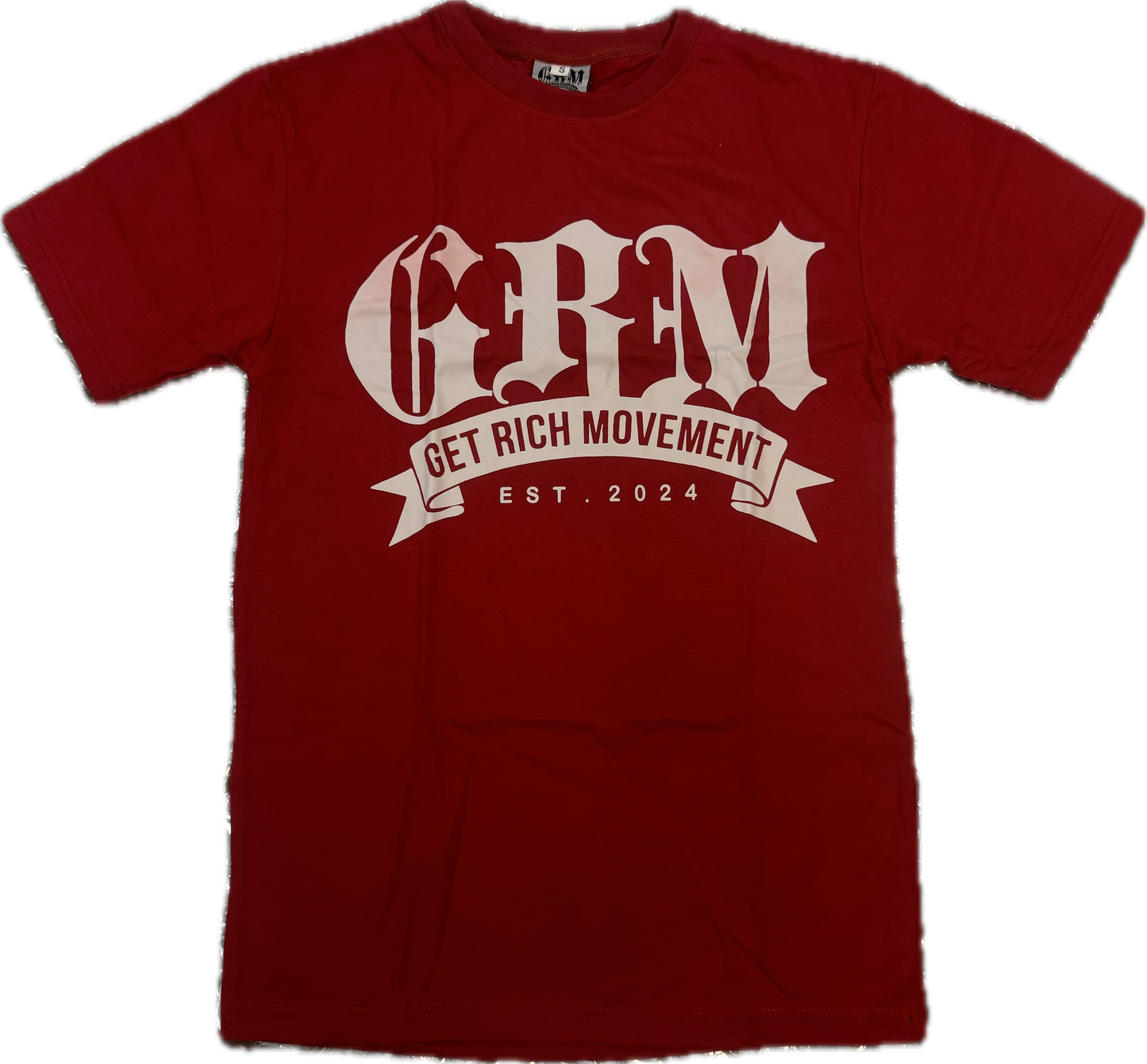 GRM men’s t-shirt – red & white