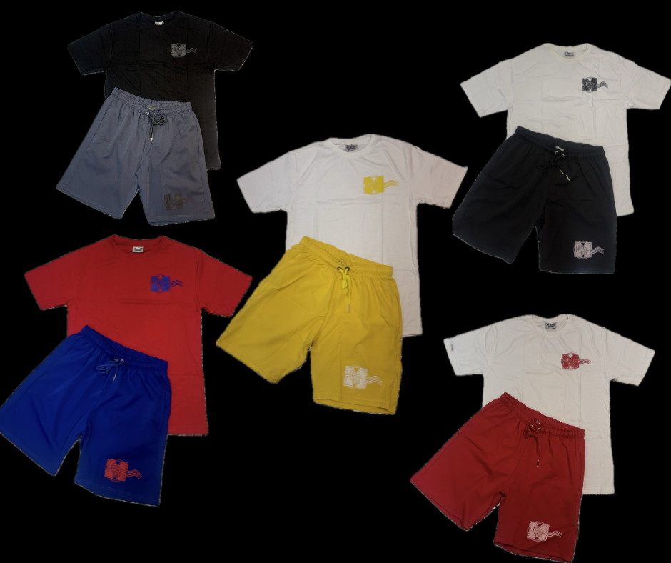 GRM men’s cotton two-piece set.