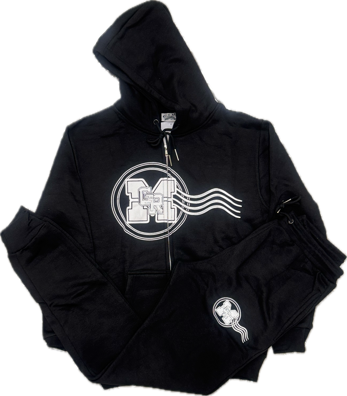GRM Men's Black Jogging Suit