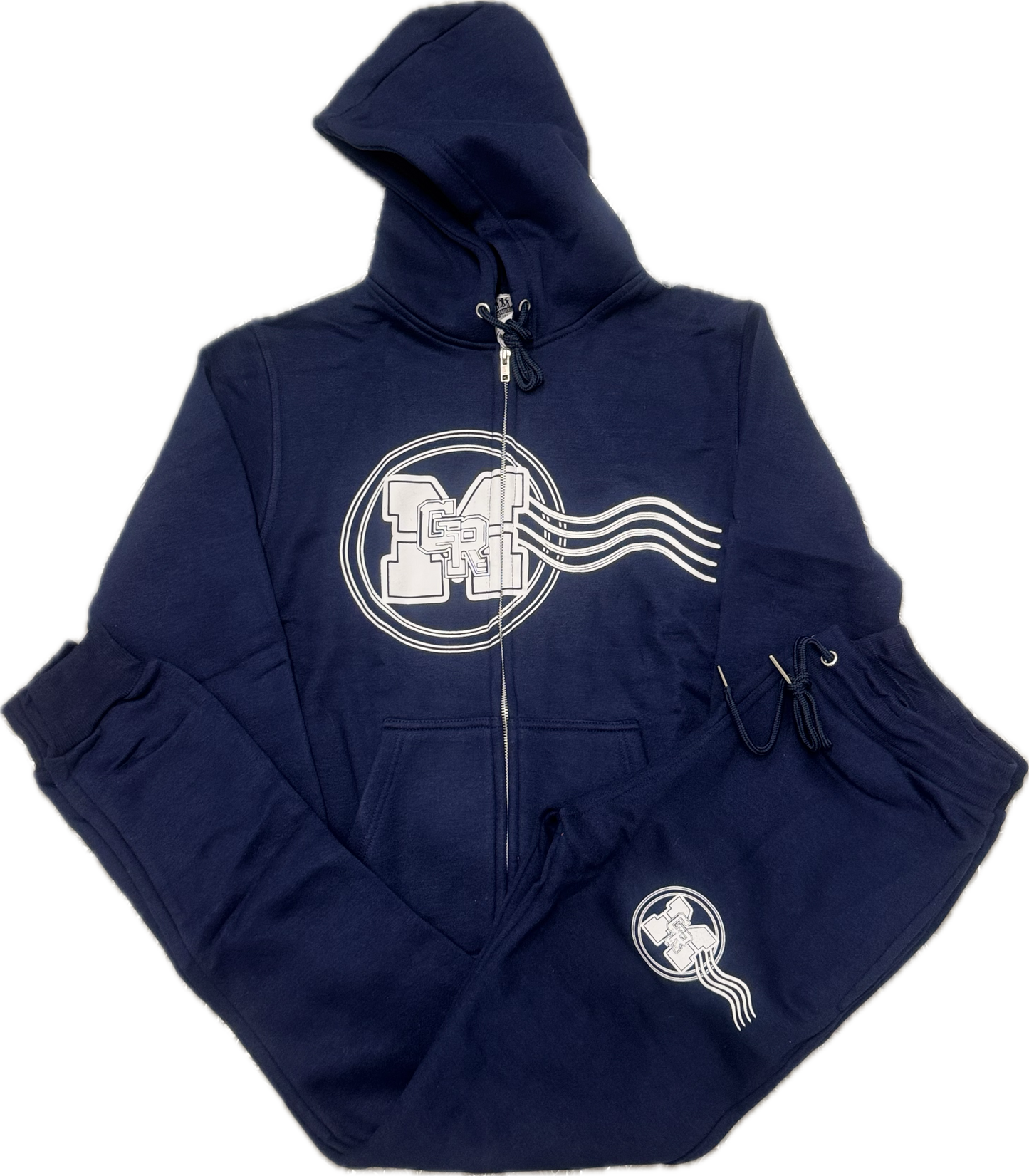 GRM Men's Navy Blue Jogging Suit